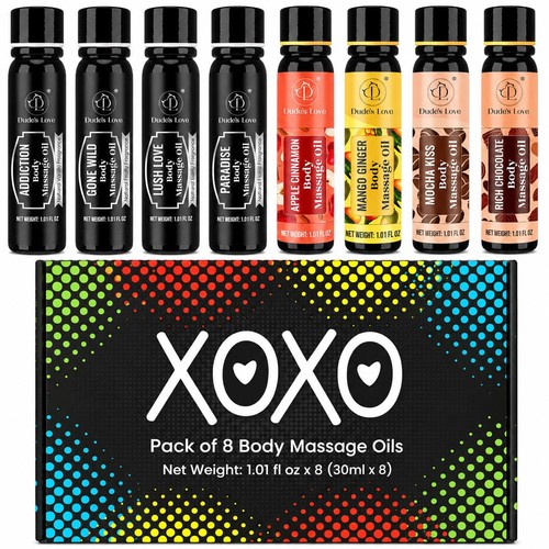 Xoxo flavored massage oil set - massage,