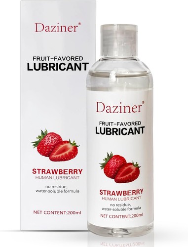 Strawberry flavoured lube - strawberry,