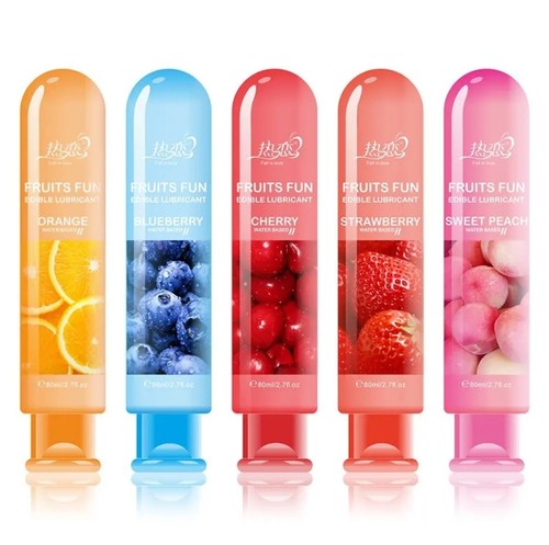 Edible fruit flavor lubricant - edible,