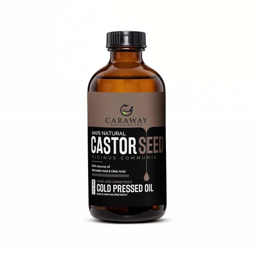 Organic cold pressed castor - pressed,